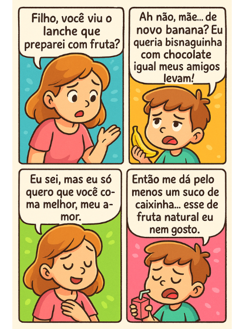 Diálogo entre mãe e filho