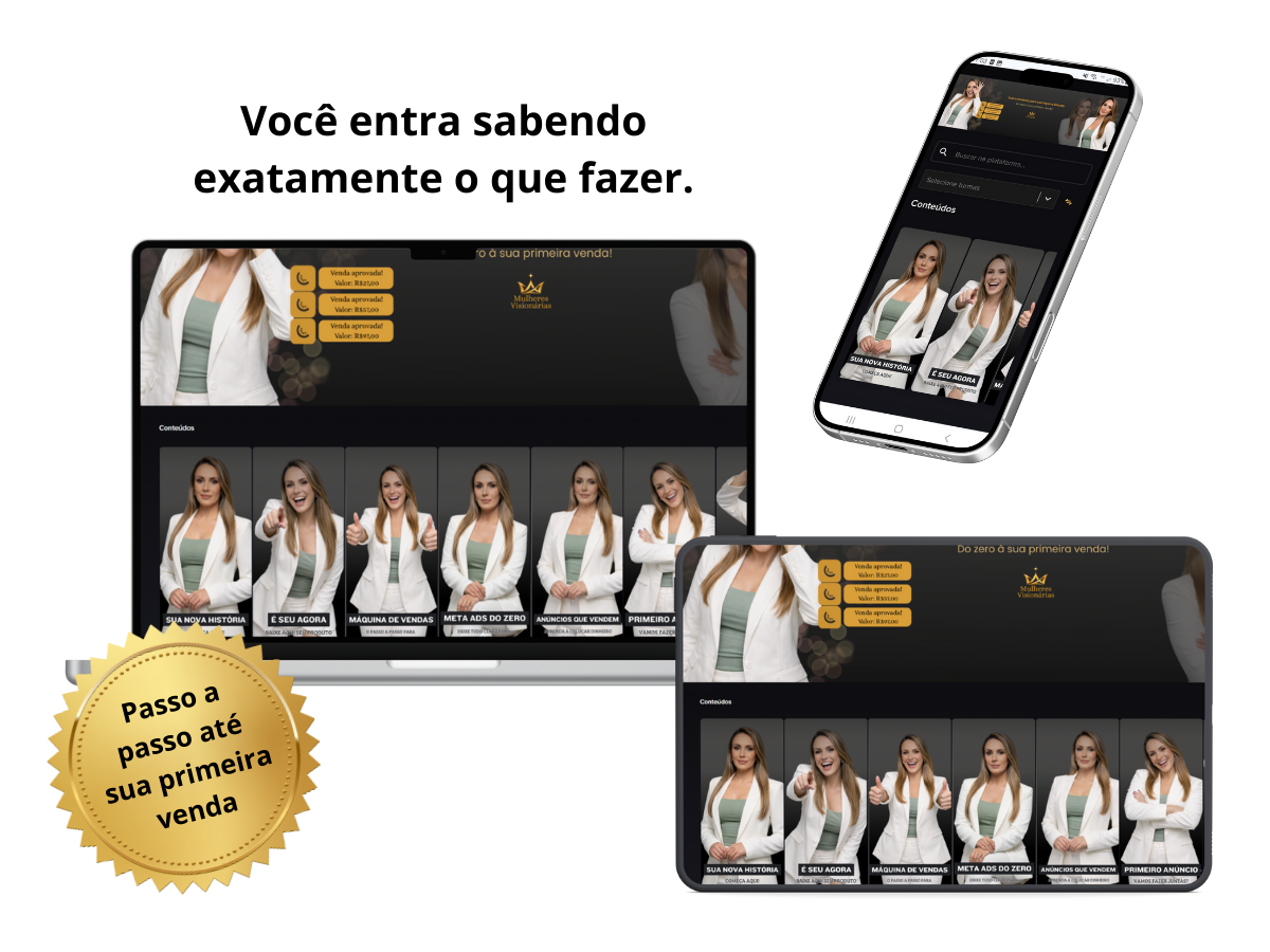 Imagem da plataforma por dentro